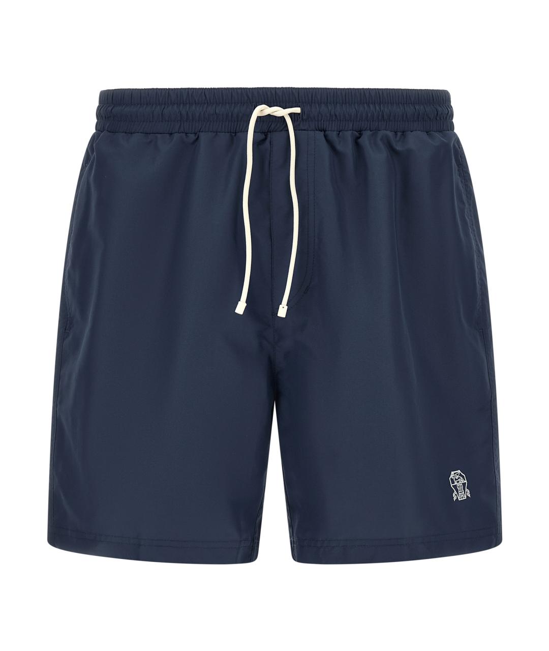 BRUNELLO CUCINELLI Синие плавки, фото 1