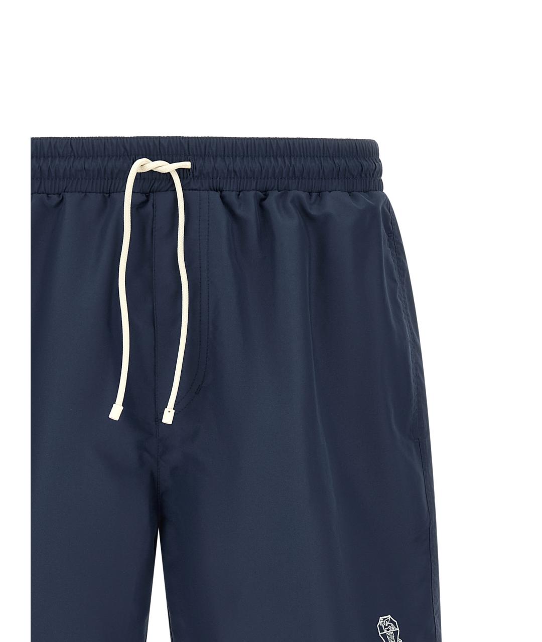 BRUNELLO CUCINELLI Синие плавки, фото 3