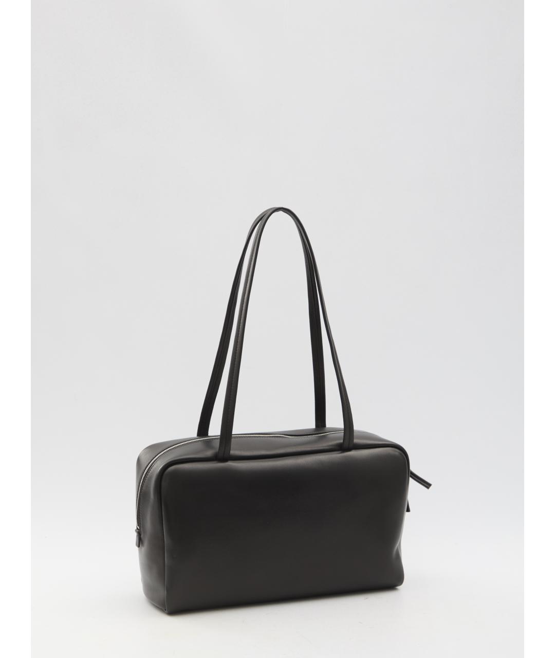 THE ROW Черная кожаная сумка через плечо, фото 2