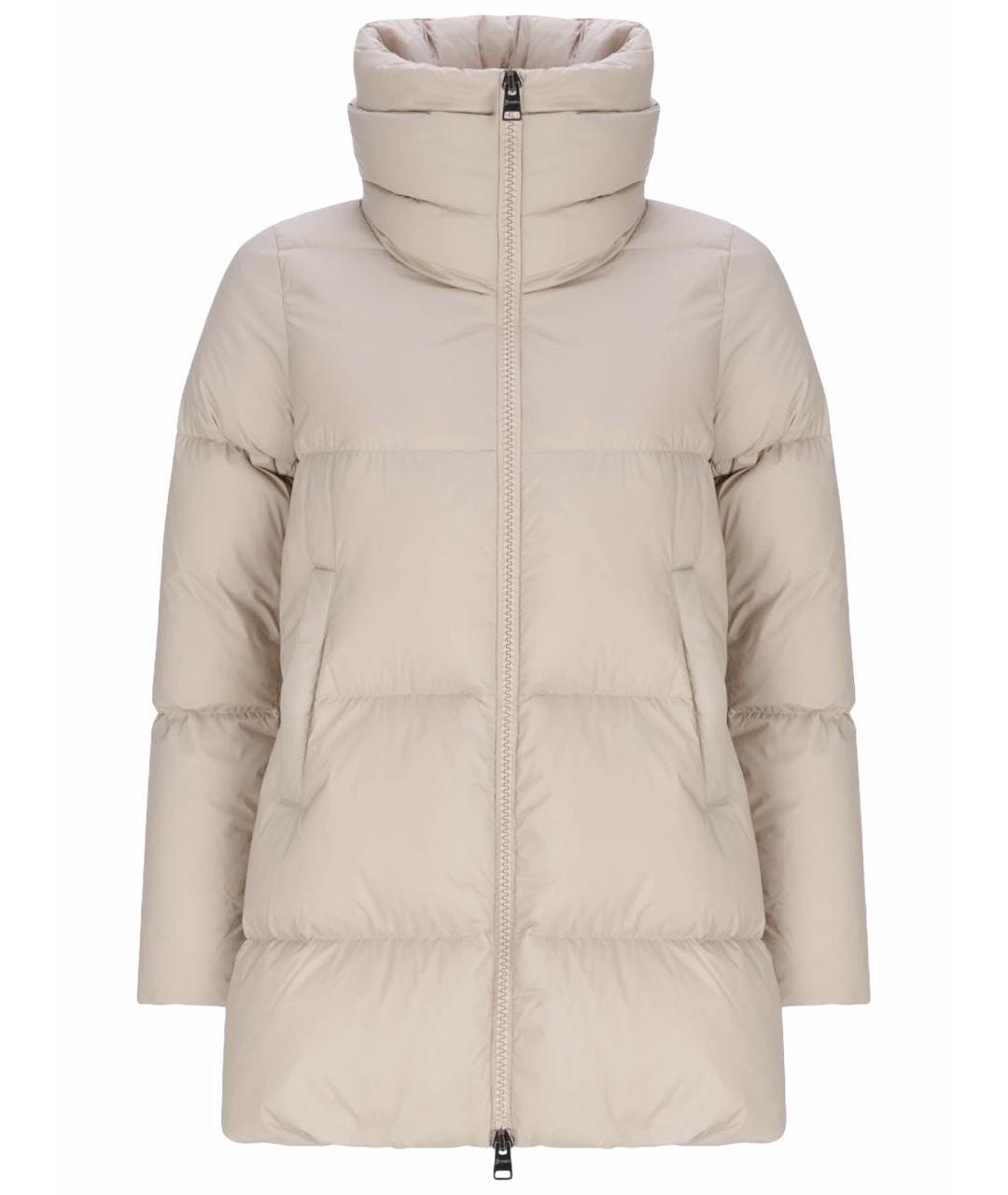 HERNO Бежевая полиамидовая куртка, фото 1