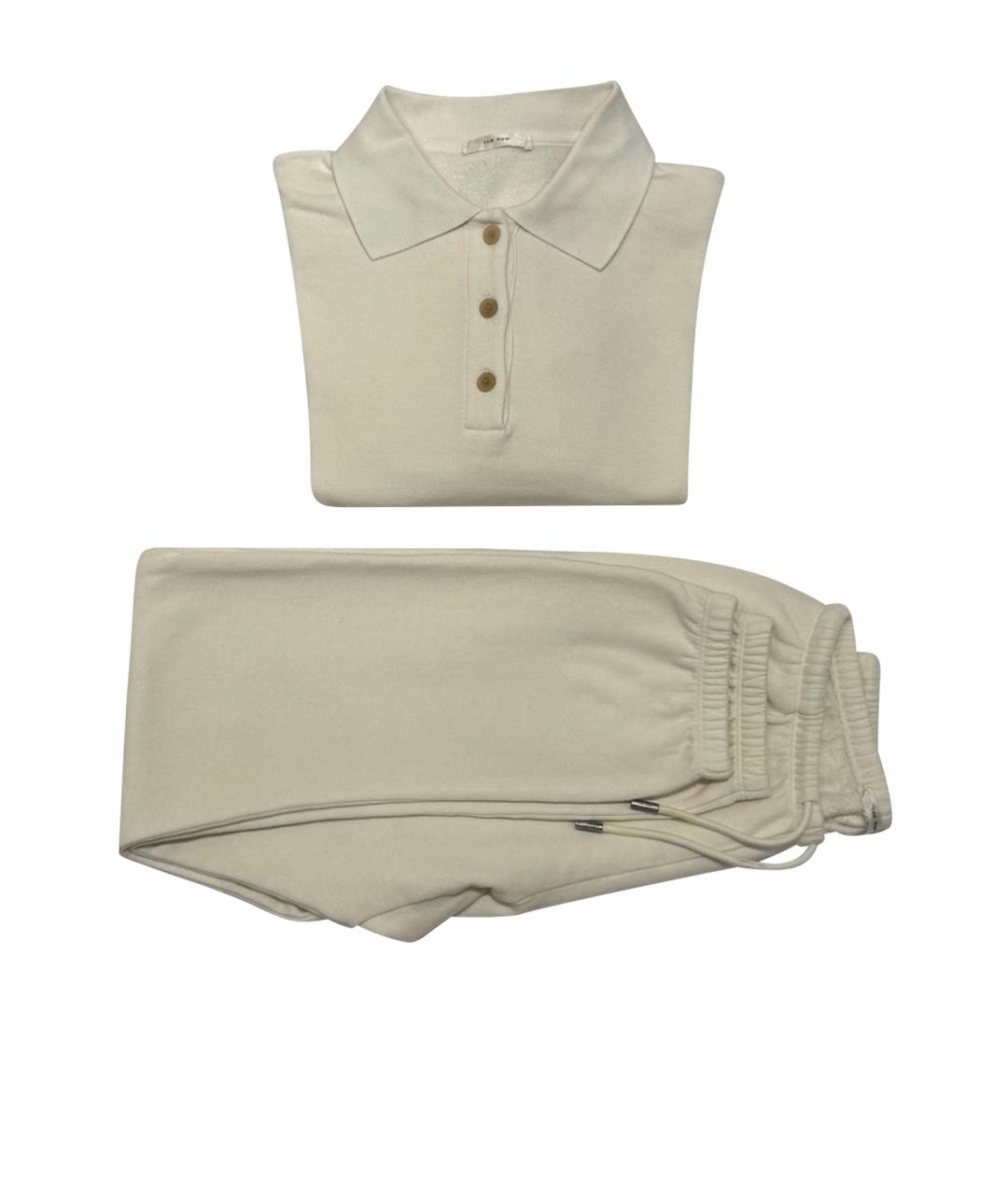 THE ROW Белый хлопковый костюм с брюками, фото 1