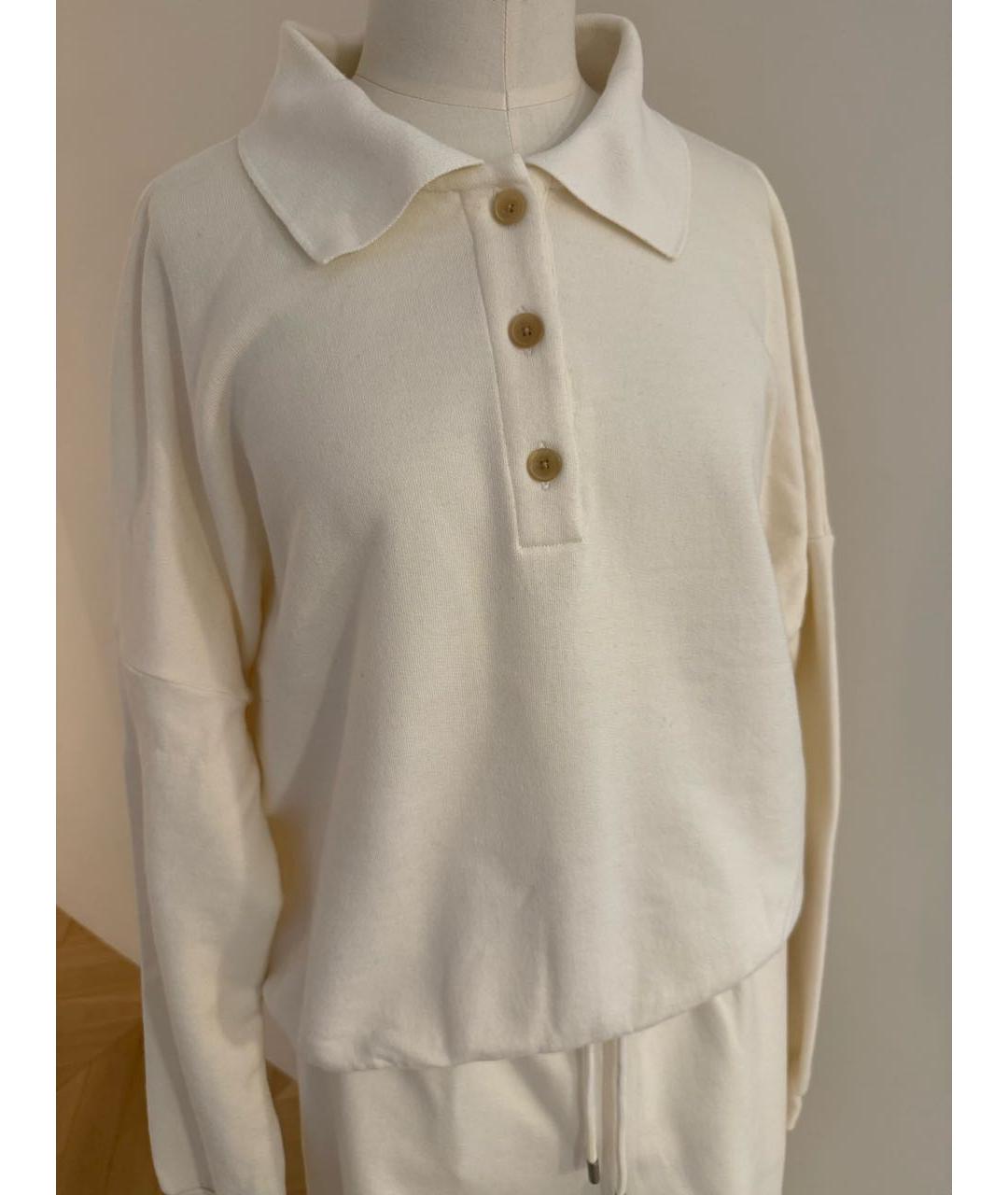 THE ROW Белый хлопковый костюм с брюками, фото 6