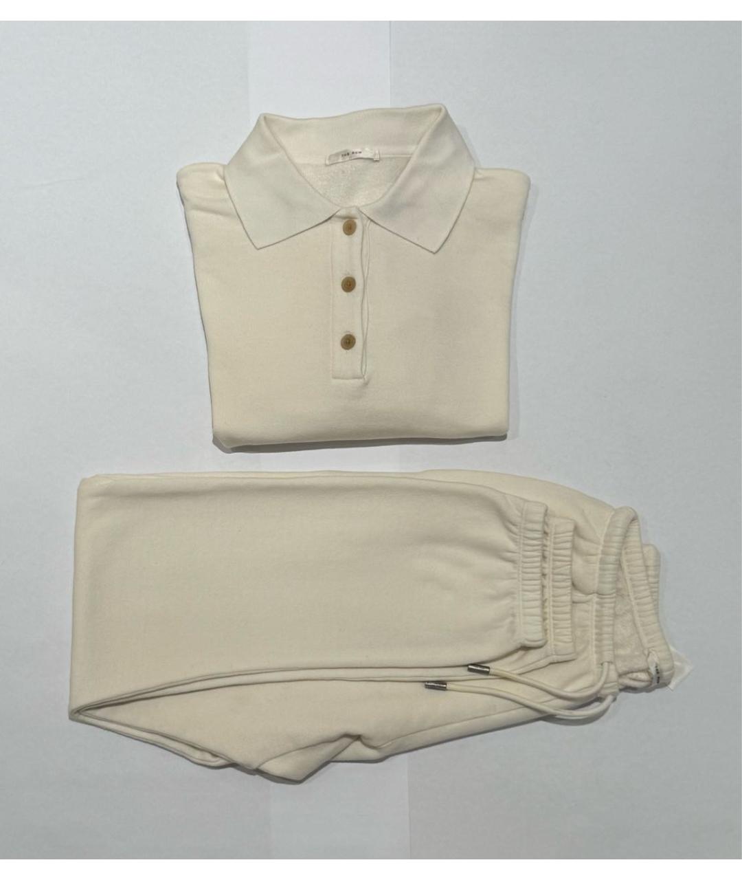 THE ROW Белый хлопковый костюм с брюками, фото 8