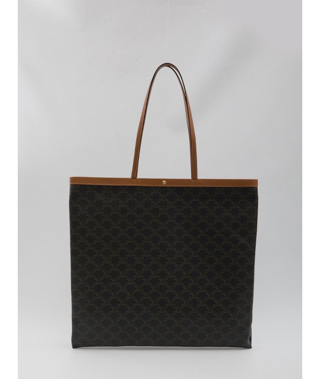 CELINE Коричневая сумка тоут, фото 2