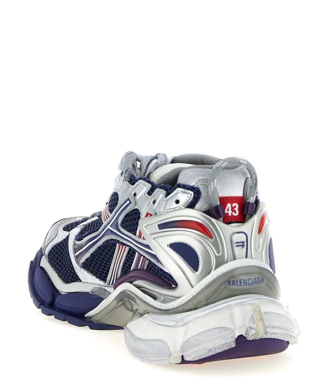 BALENCIAGA Мульти текстильные низкие кроссовки / кеды, фото 3