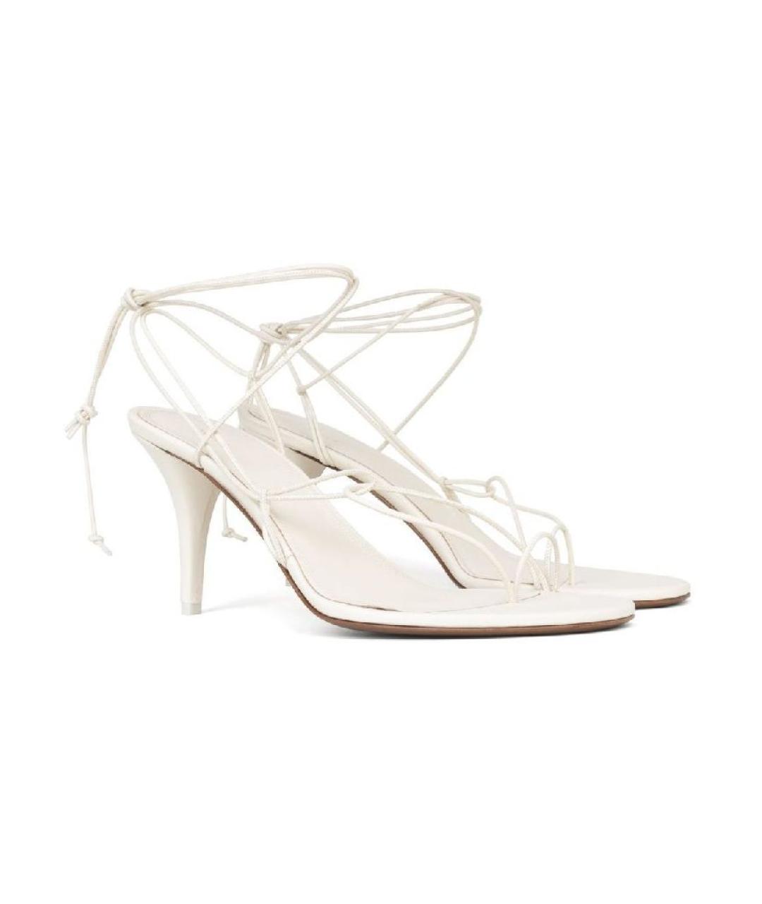 NEOUS Белые кожаные босоножки, фото 2