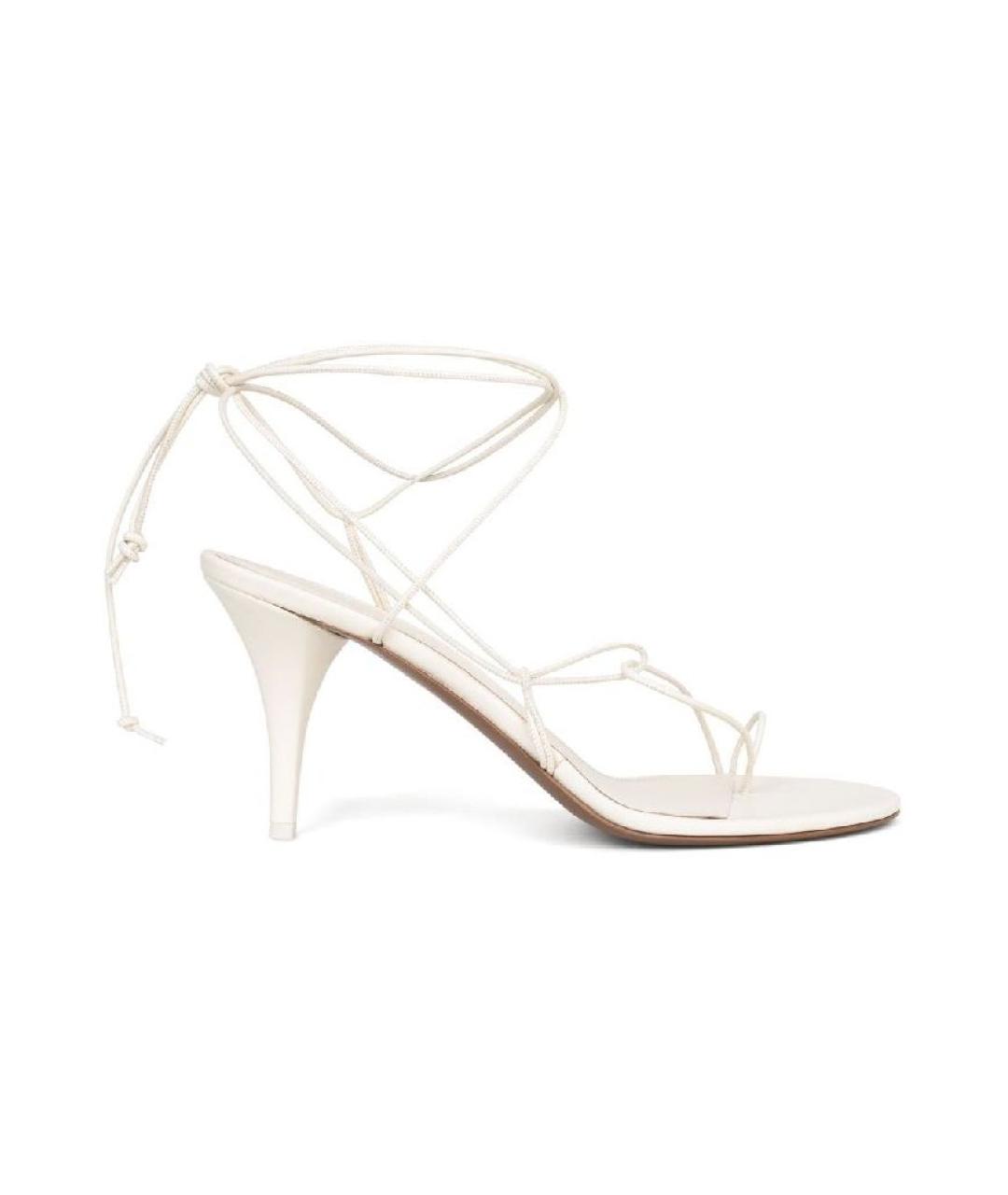 NEOUS Белые кожаные босоножки, фото 6