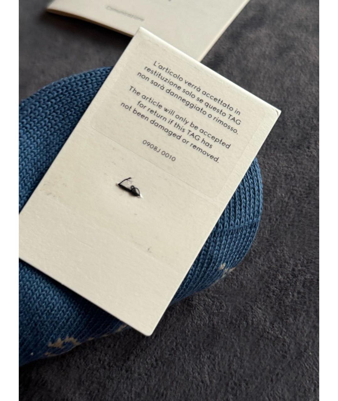 GUCCI Голубые носки, чулки и колготы, фото 5