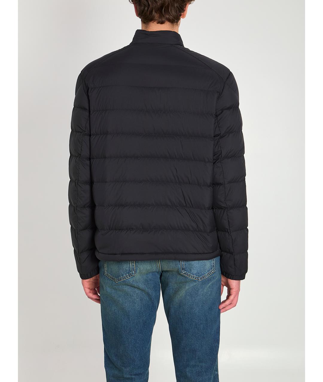 MONCLER Черная полиамидовая куртка, фото 4