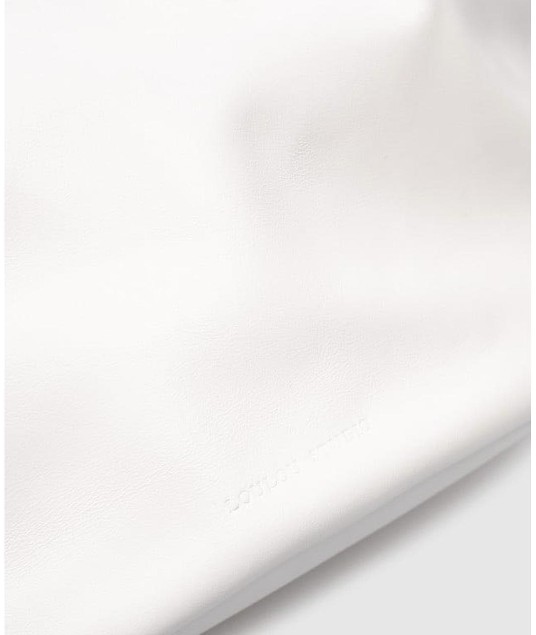 LOULOU STUDIO Белая кожаная сумка через плечо, фото 3