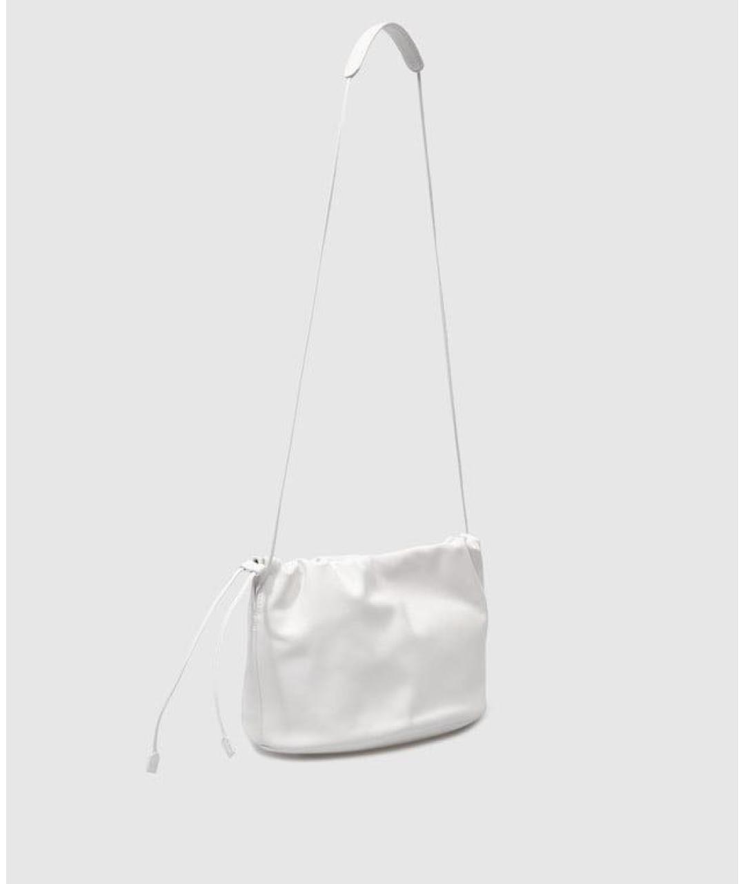 LOULOU STUDIO Белая кожаная сумка через плечо, фото 2