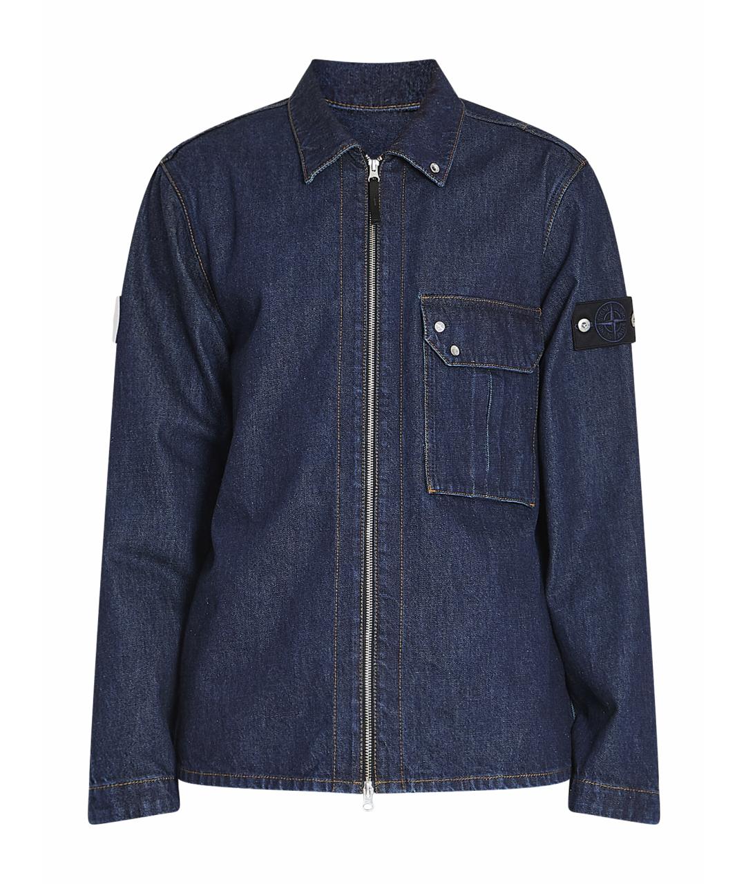 STONE ISLAND Синяя хлопковая куртка, фото 1