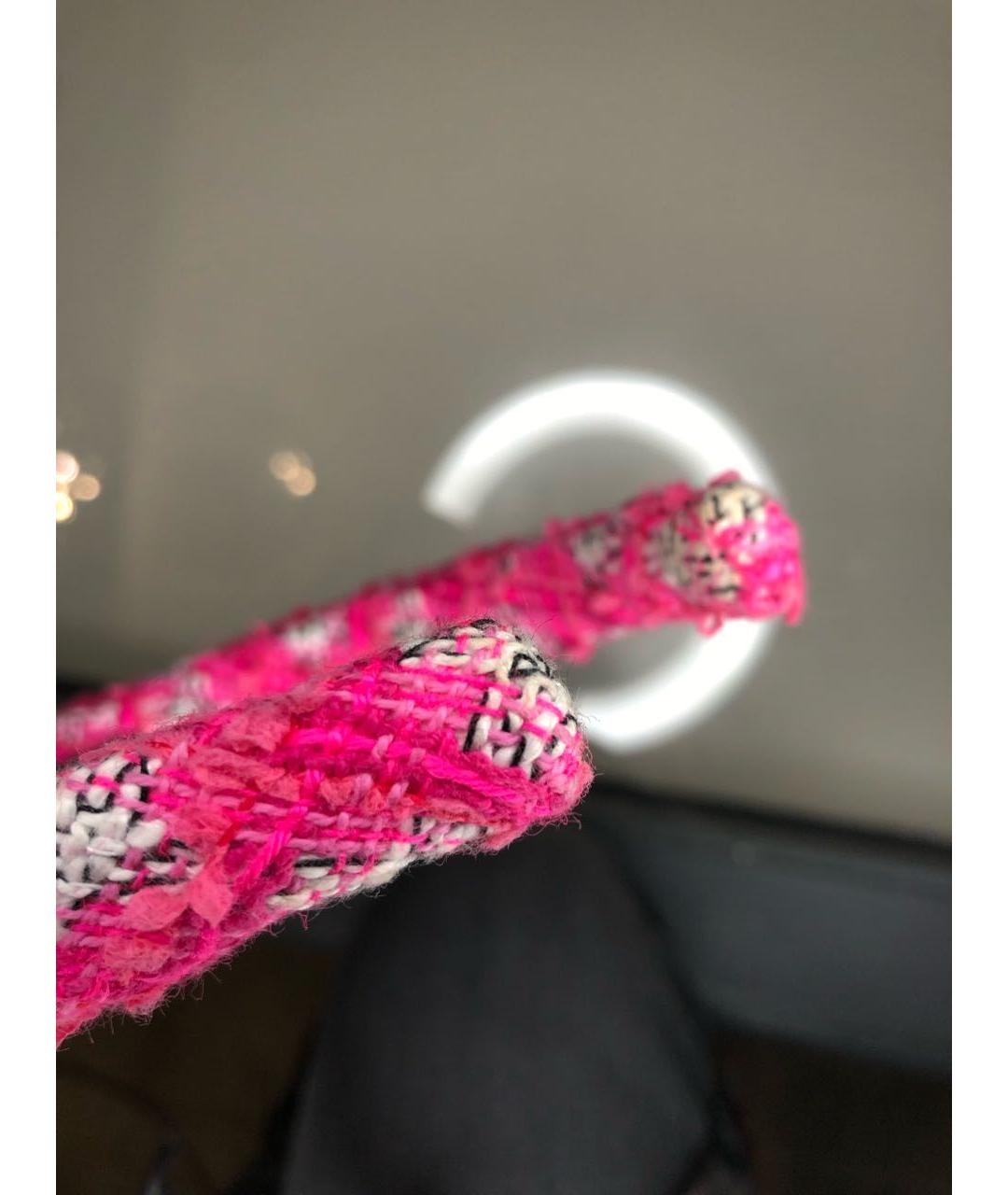 CHANEL Розовый ободок, фото 5