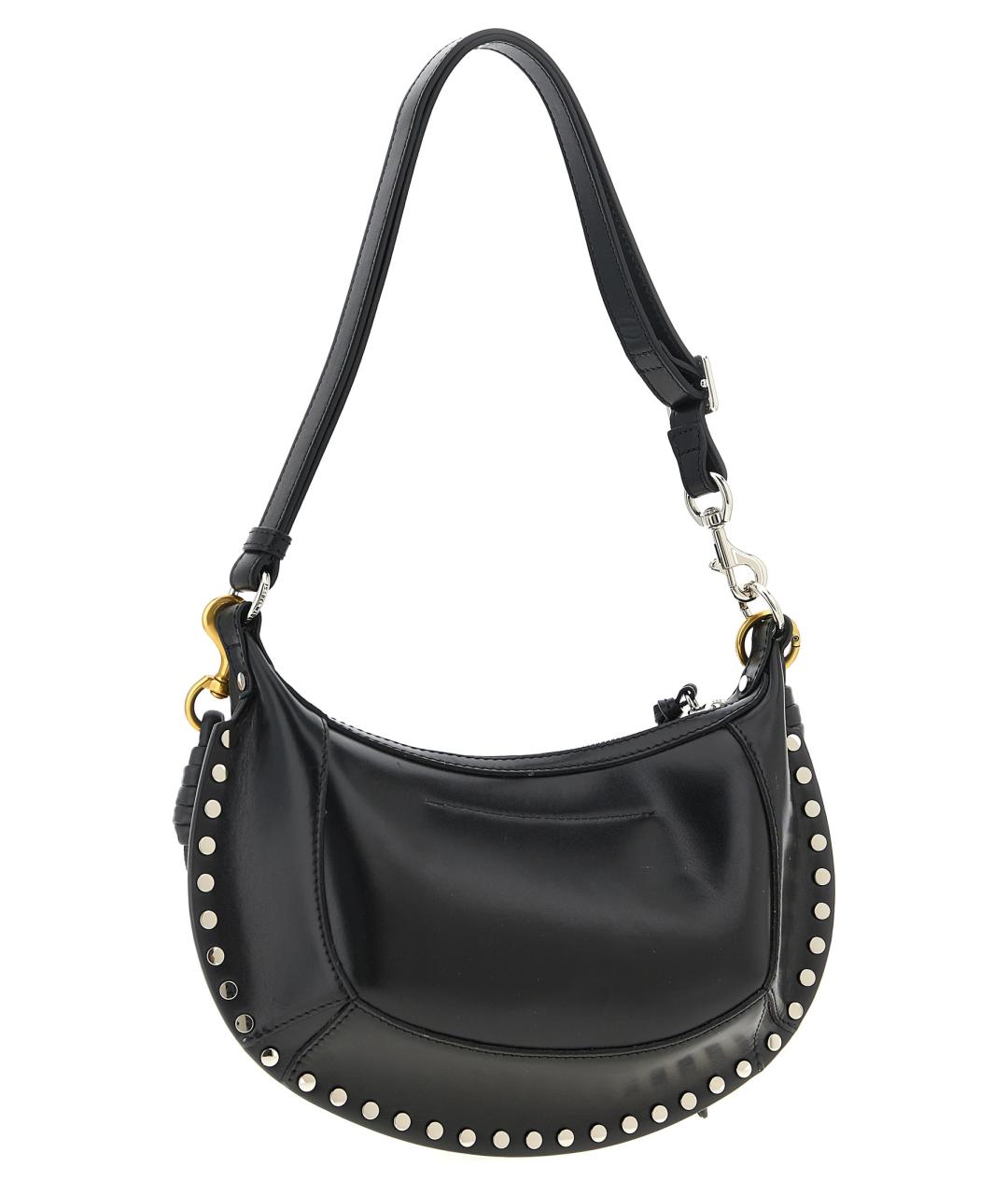 ISABEL MARANT Черная кожаная сумка через плечо, фото 2