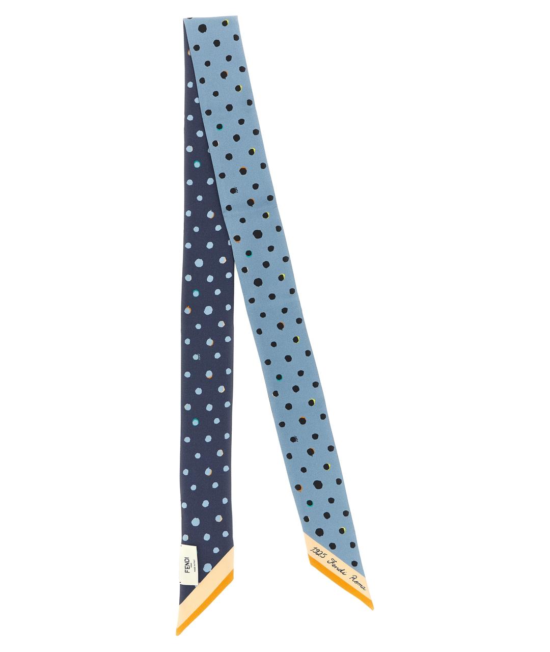 FENDI Мульти шелковый шарф, фото 1