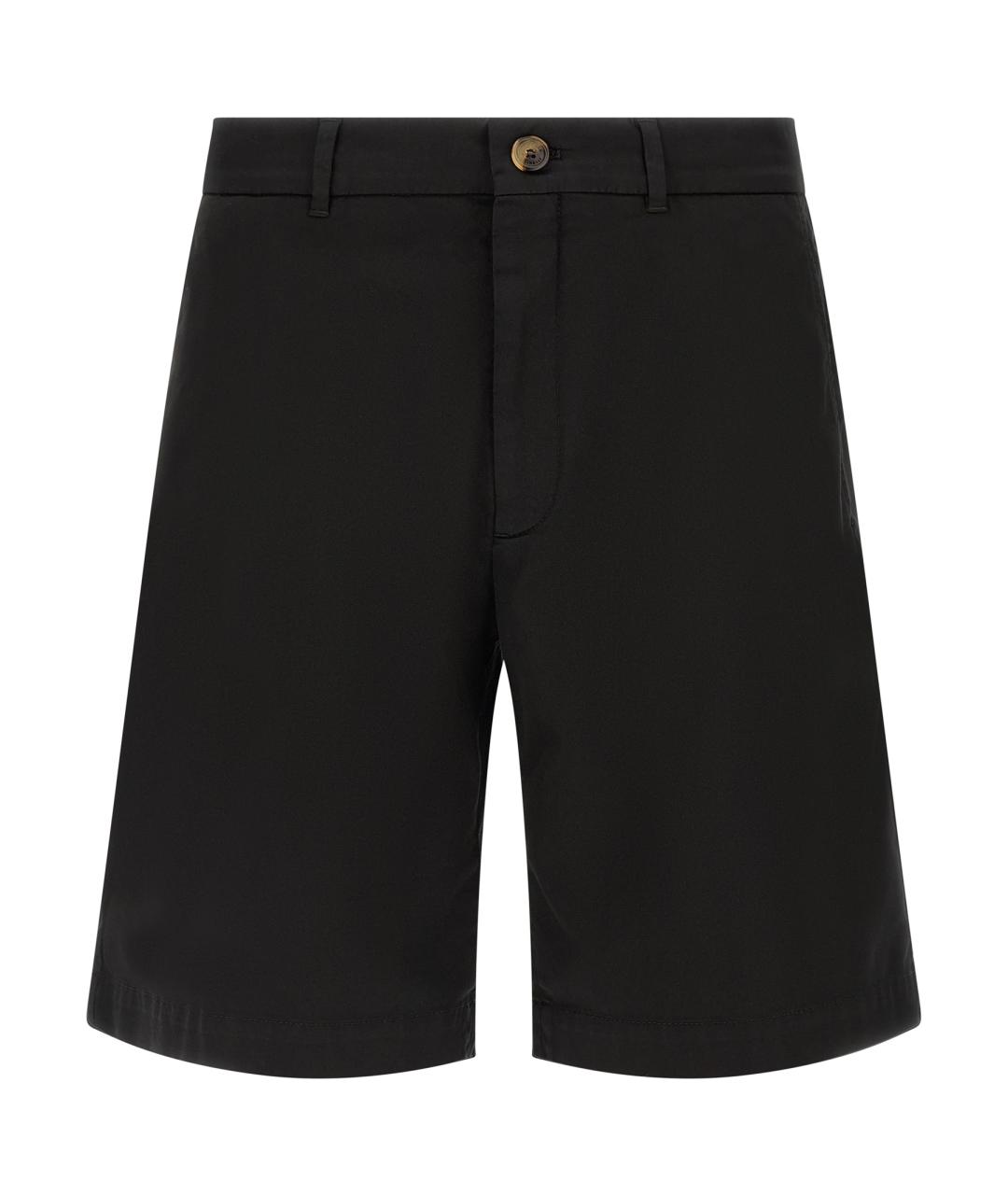 BRUNELLO CUCINELLI Черные хлопковые шорты, фото 1