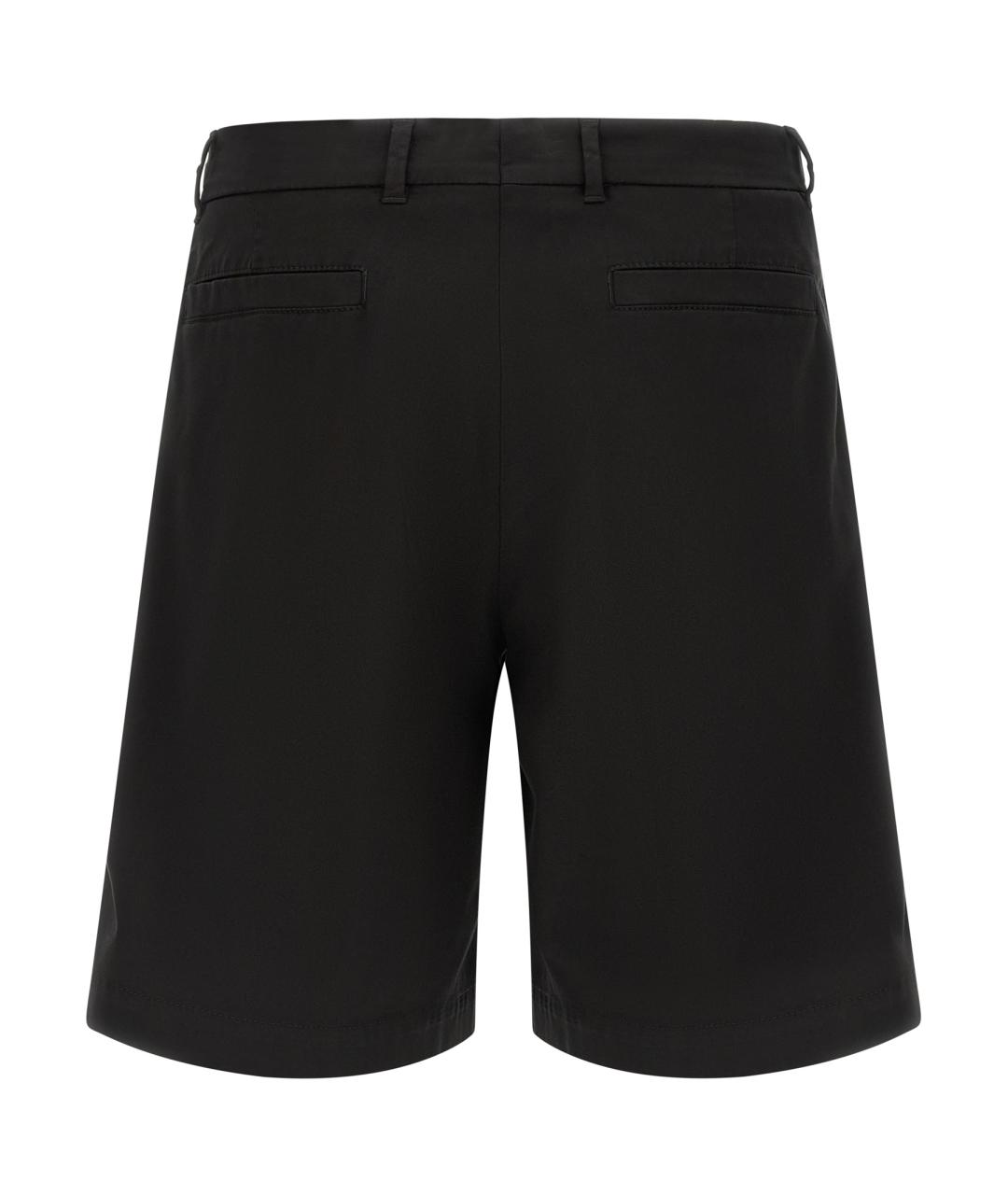 BRUNELLO CUCINELLI Черные хлопковые шорты, фото 2