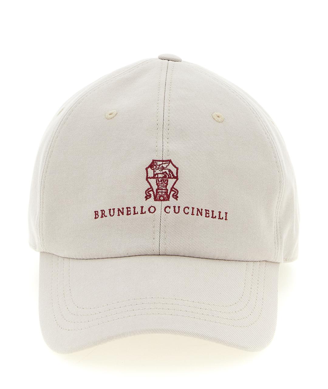 BRUNELLO CUCINELLI Бежевая хлопковая кепка/бейсболка, фото 1