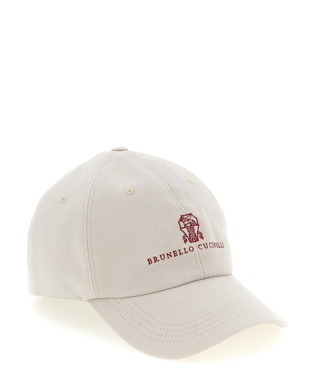 BRUNELLO CUCINELLI Бежевая хлопковая кепка/бейсболка, фото 2