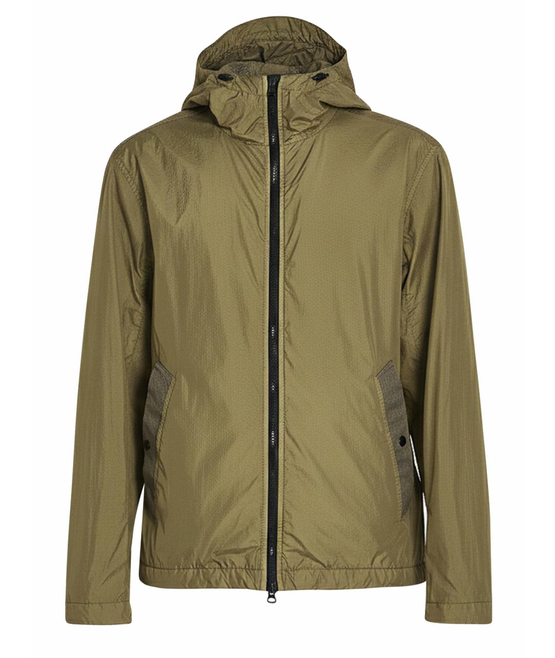 STONE ISLAND Зеленая полиамидовая куртка, фото 1