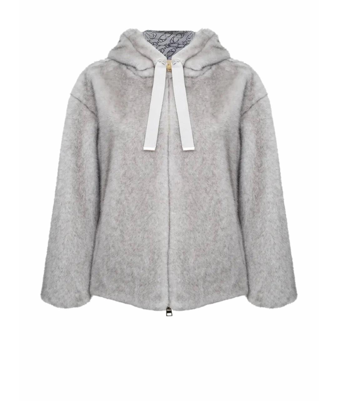 HERNO Серая полиэстеровая куртка, фото 1