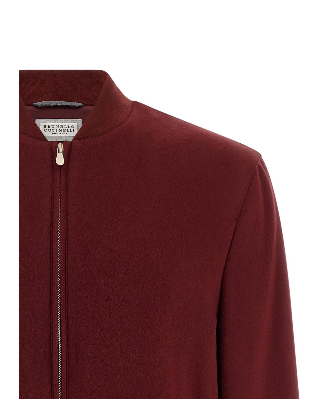 BRUNELLO CUCINELLI Красная кашемировая куртка, фото 3