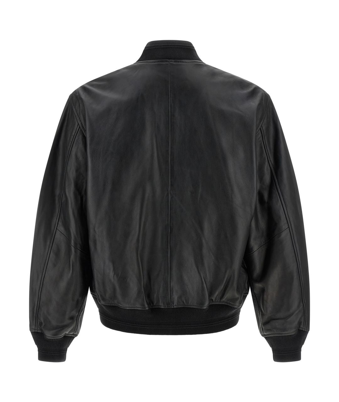 DIESEL Черная кожаная куртка, фото 2