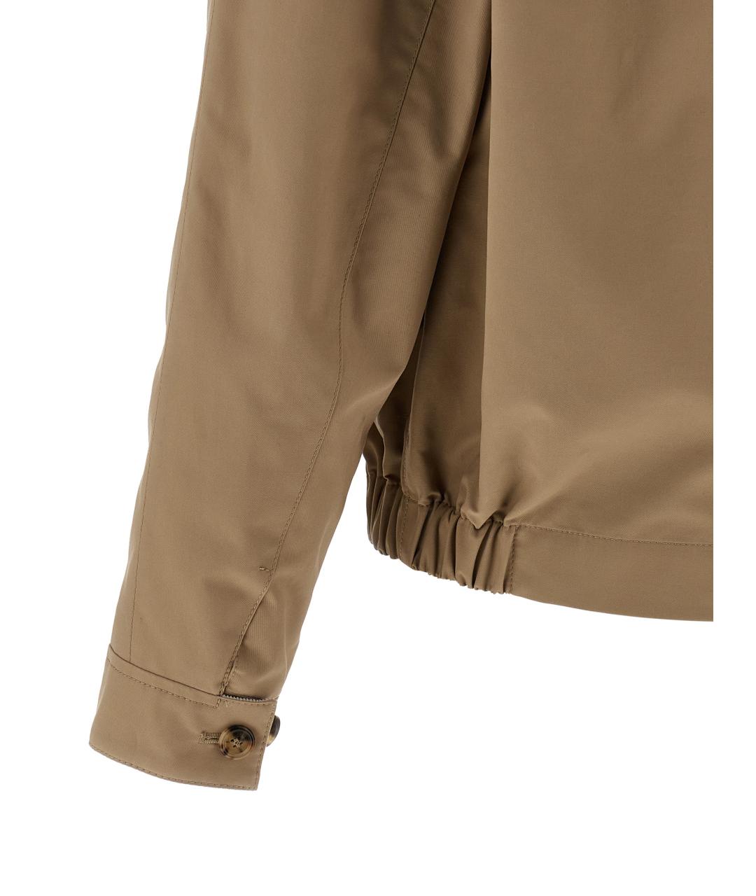 BRUNELLO CUCINELLI Бежевая хлопковая куртка, фото 4