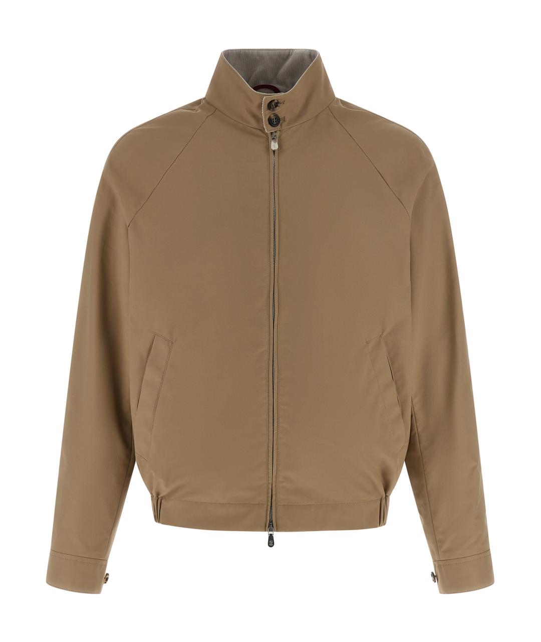 BRUNELLO CUCINELLI Бежевая хлопковая куртка, фото 1