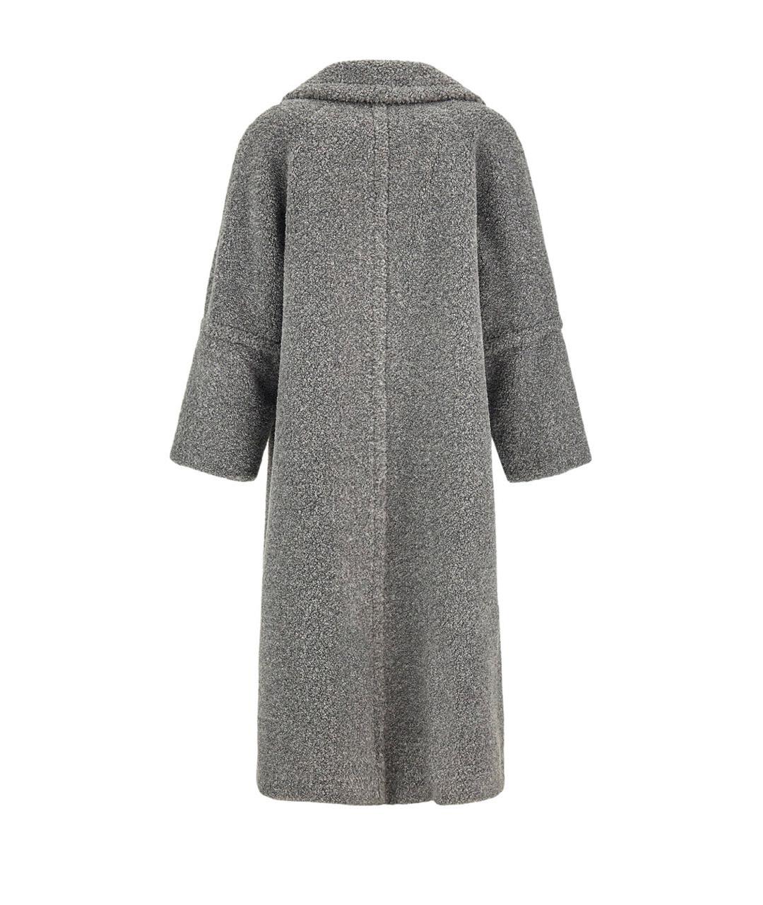 HERNO Серое полиэстеровое пальто, фото 2