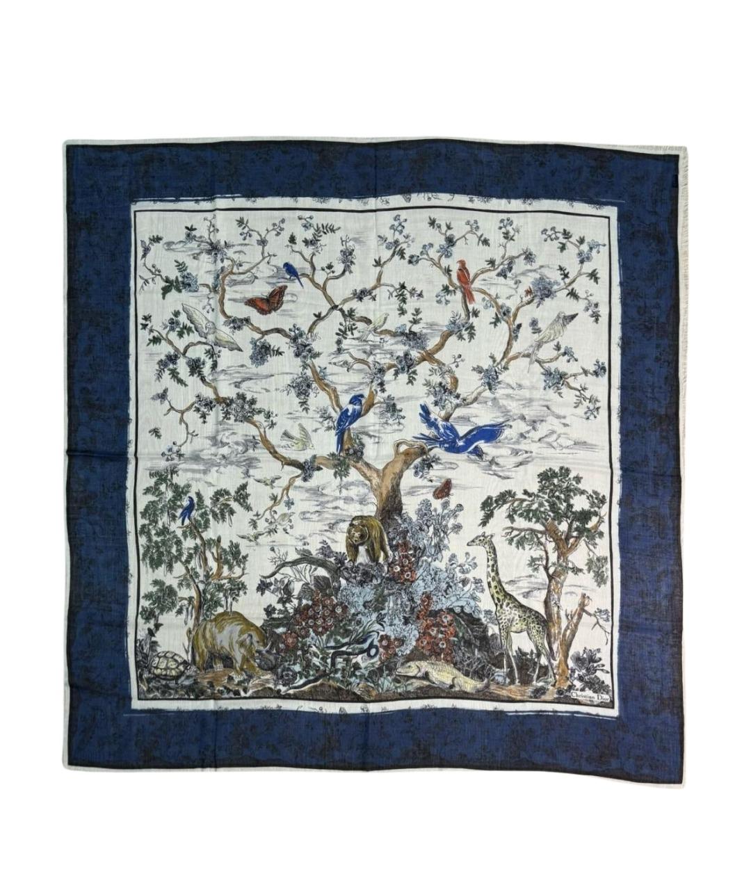 CHRISTIAN DIOR Мульти кашемировый платок, фото 1