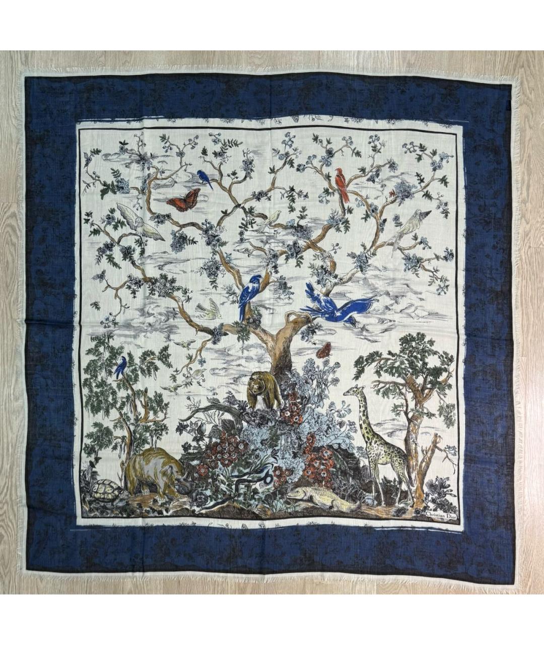 CHRISTIAN DIOR Мульти кашемировый платок, фото 7