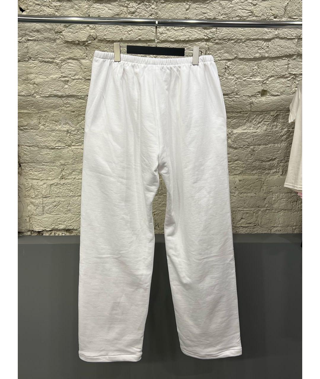 Kanye West Белые хлопковые повседневные брюки, фото 2