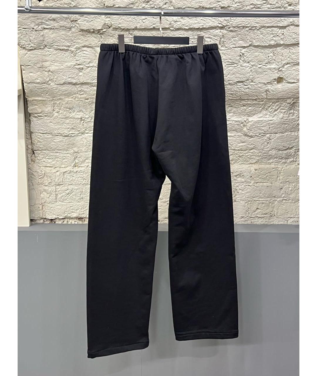 Kanye West Черные хлопковые повседневные брюки, фото 2