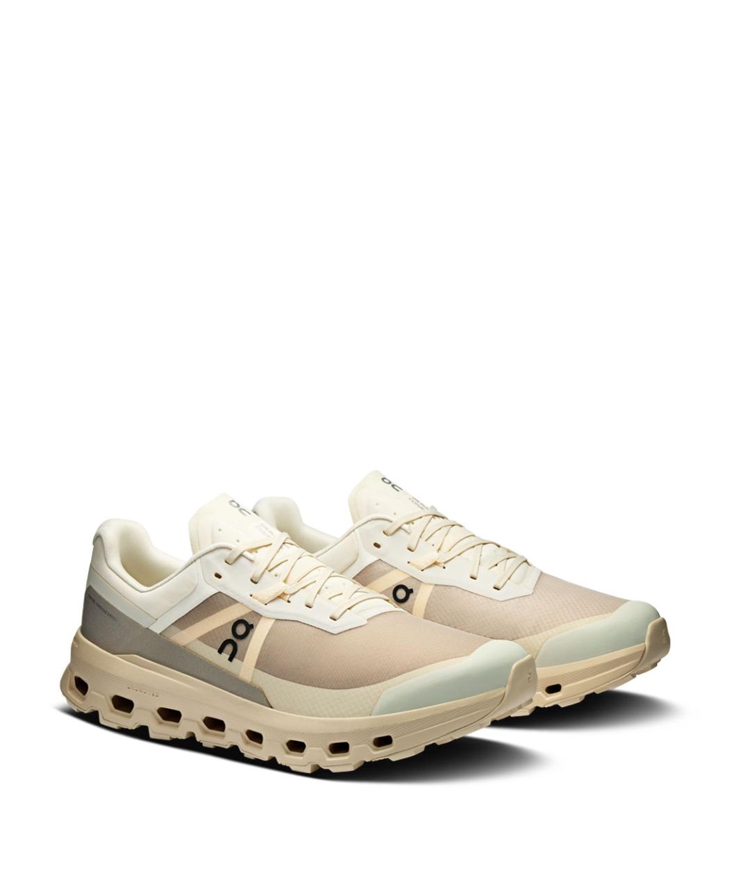 ON Бежевые текстильные низкие кроссовки / кеды, фото 2