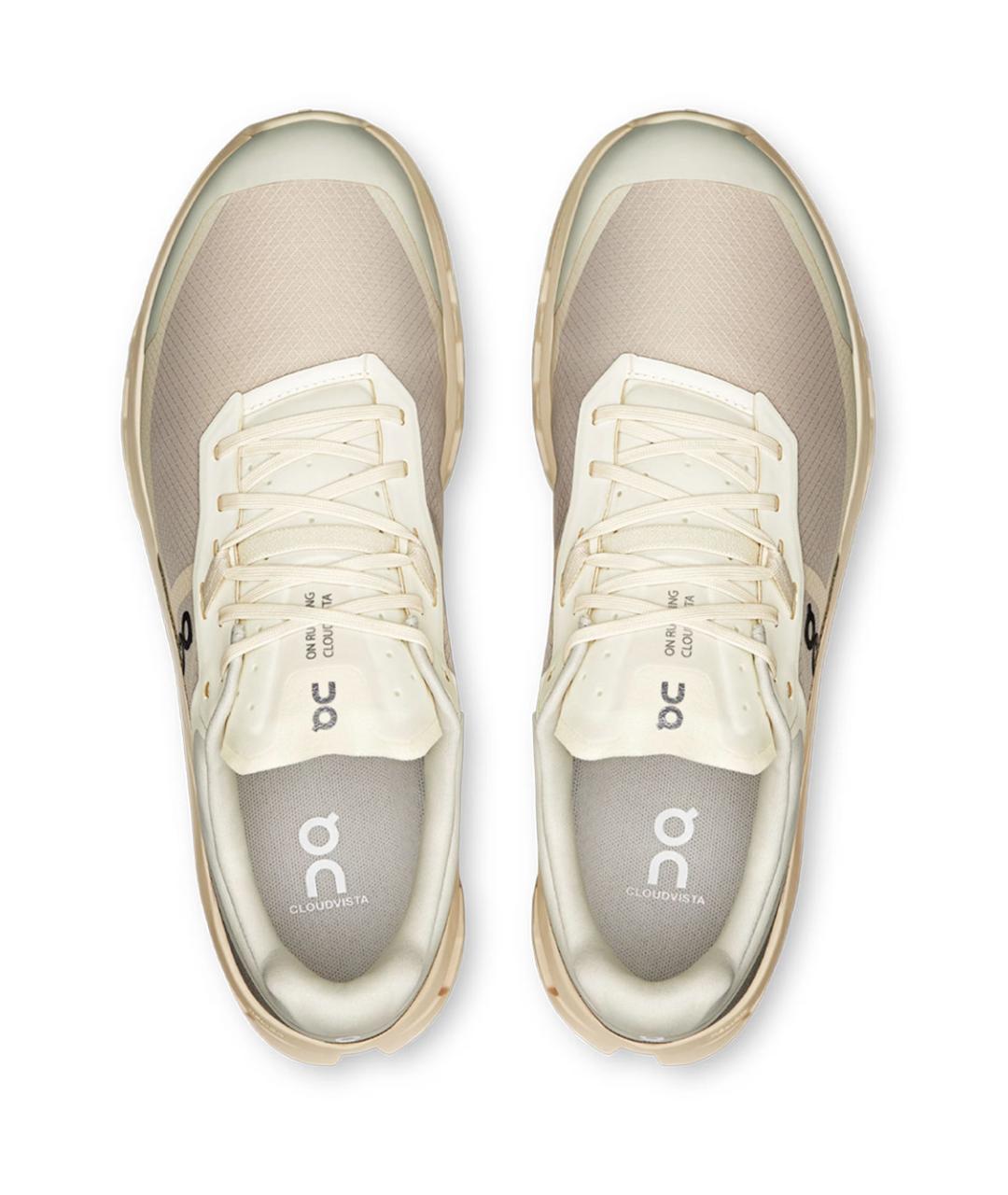 ON Бежевые текстильные низкие кроссовки / кеды, фото 5