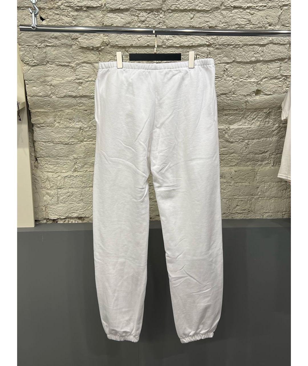 Kanye West Белые хлопковые повседневные брюки, фото 2