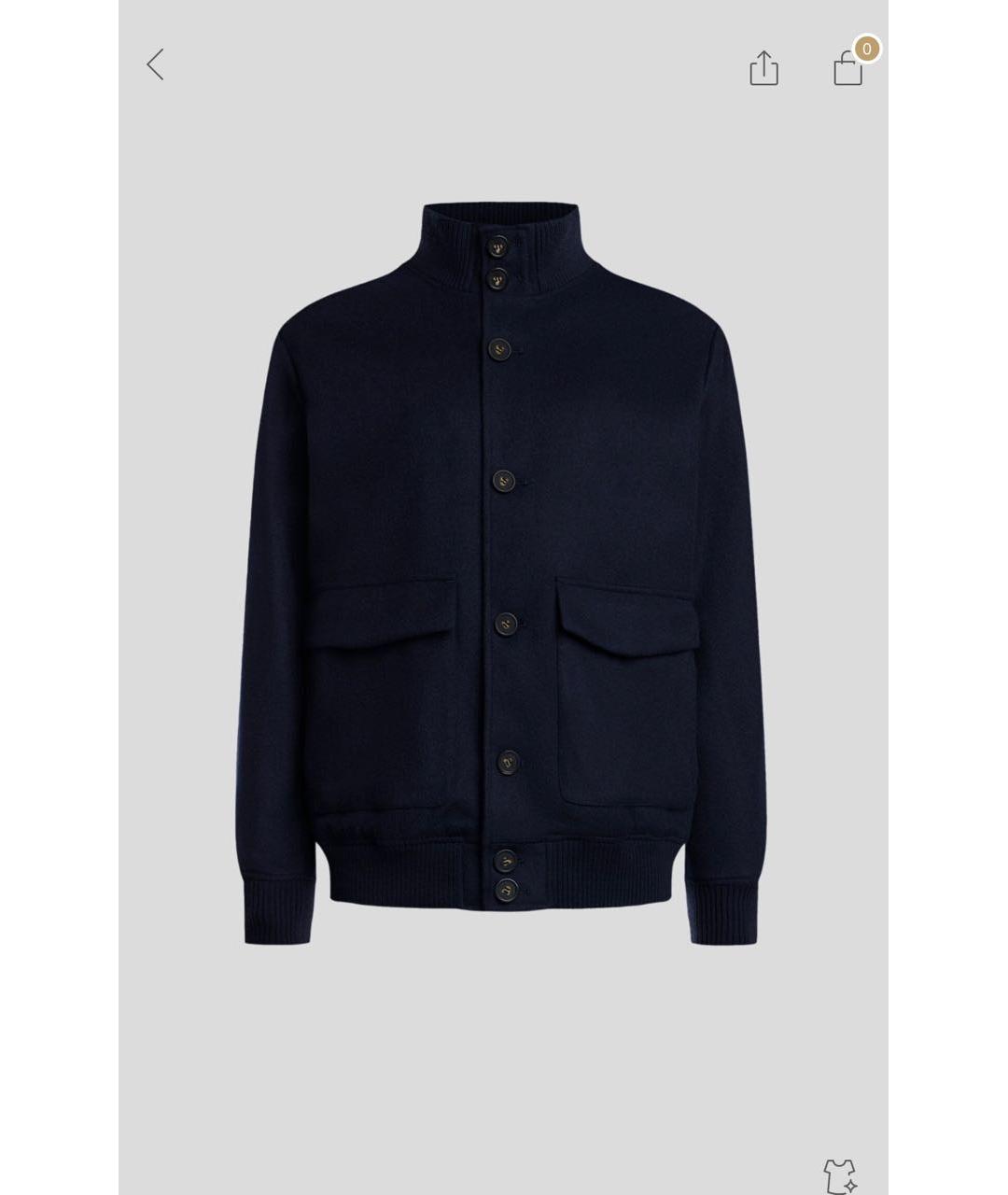 12 STOREEZ Синяя шерстяная куртка, фото 9