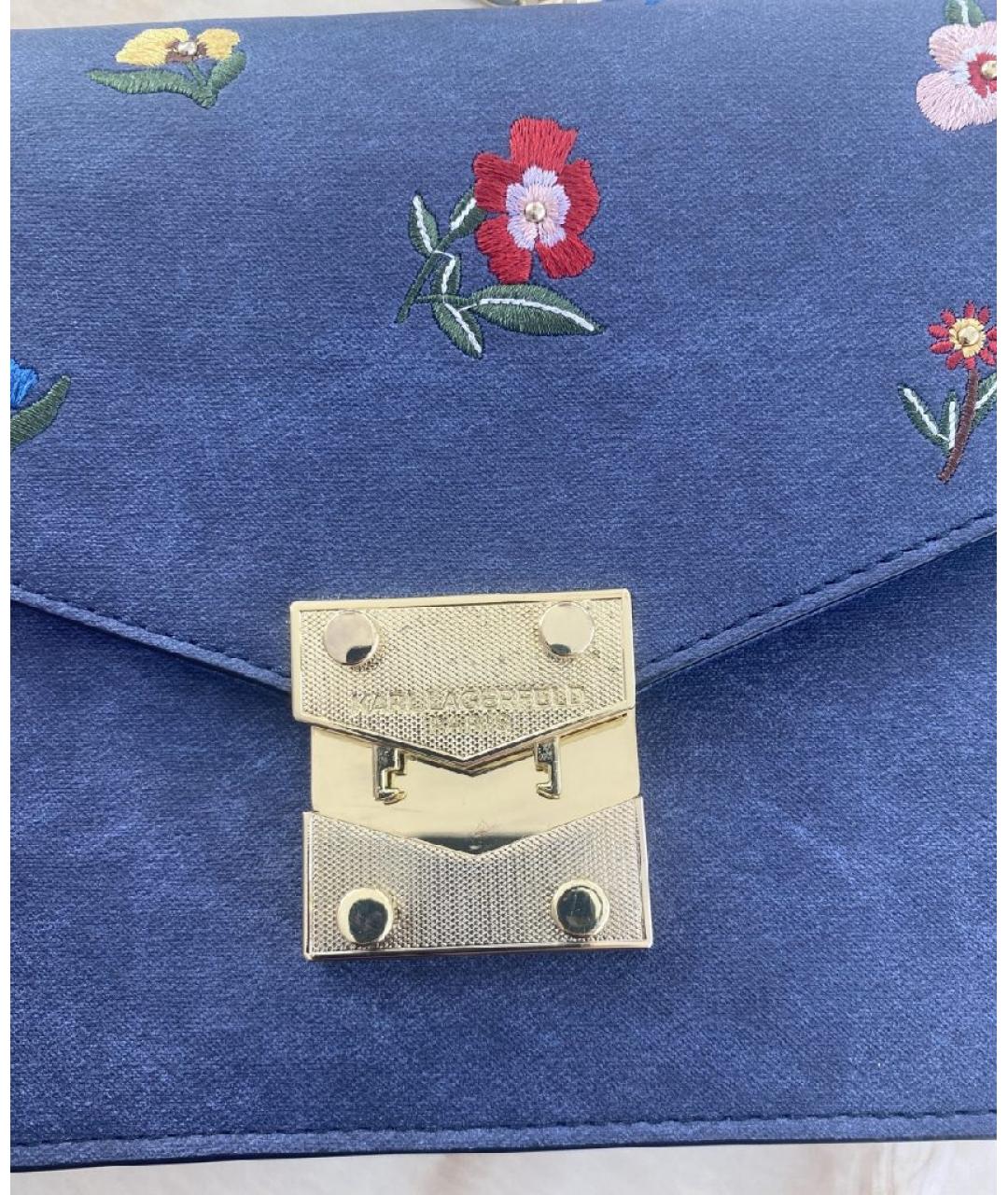 KARL LAGERFELD Кожаная сумка через плечо, фото 9