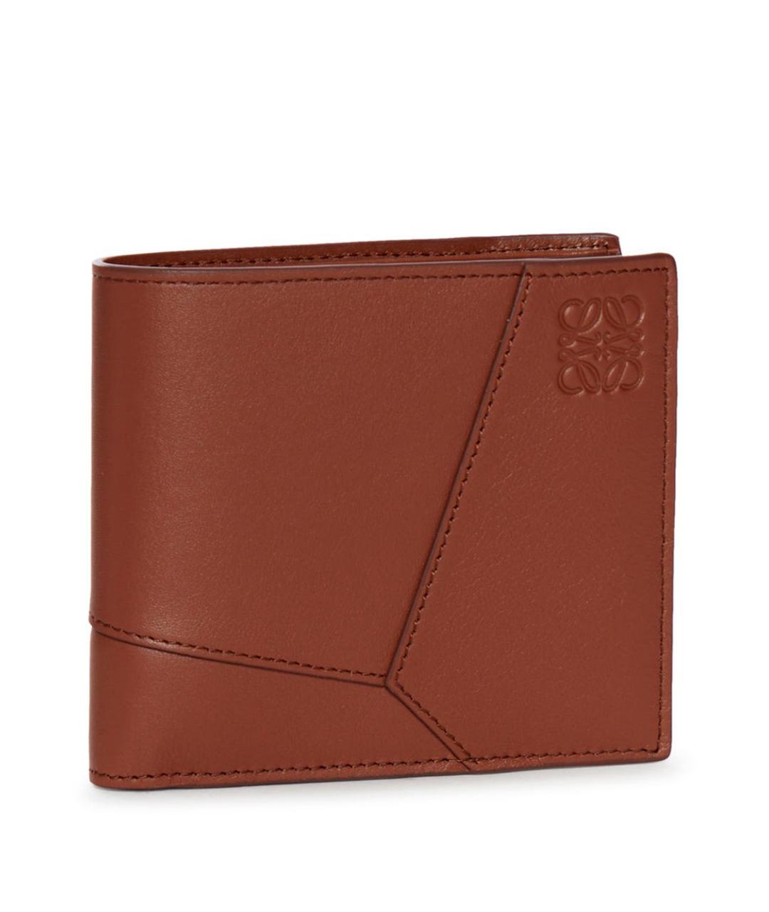 LOEWE Коричневый кожаный кошелек, фото 2