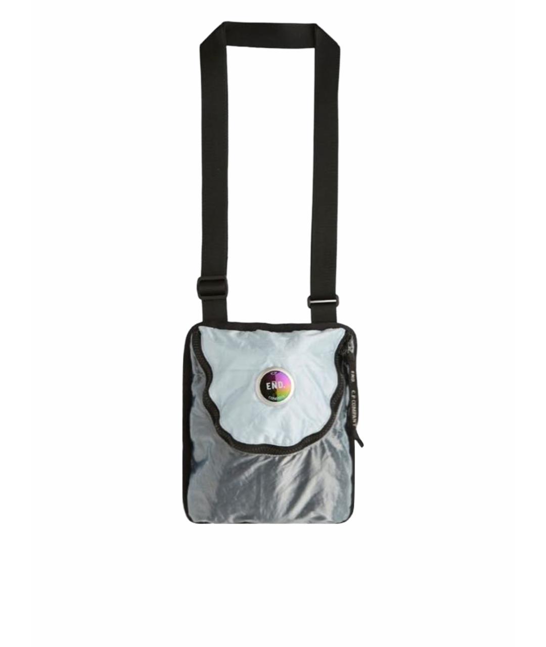 CP COMPANY Голубая синтетическая сумка на плечо, фото 1