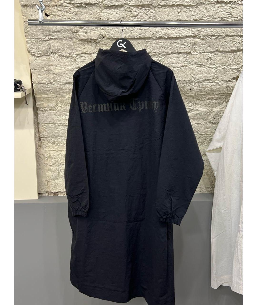 Kanye West Черный полиамидовый тренч / плащ, фото 2