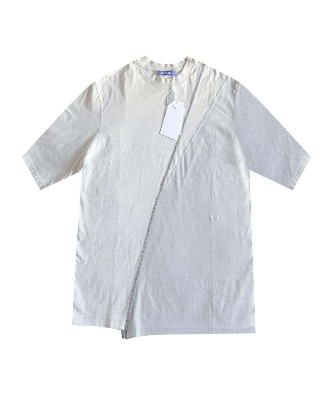 A-COLD-WALL* Бежевая хлопковая футболка, фото 8