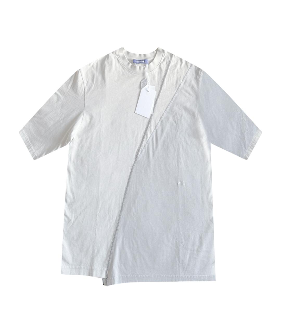 A-COLD-WALL* Бежевая хлопковая футболка, фото 1