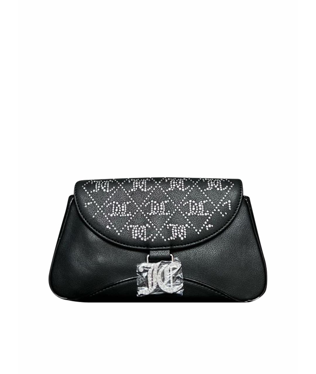 JUICY COUTURE Черная сумка через плечо из искусственной кожи, фото 1