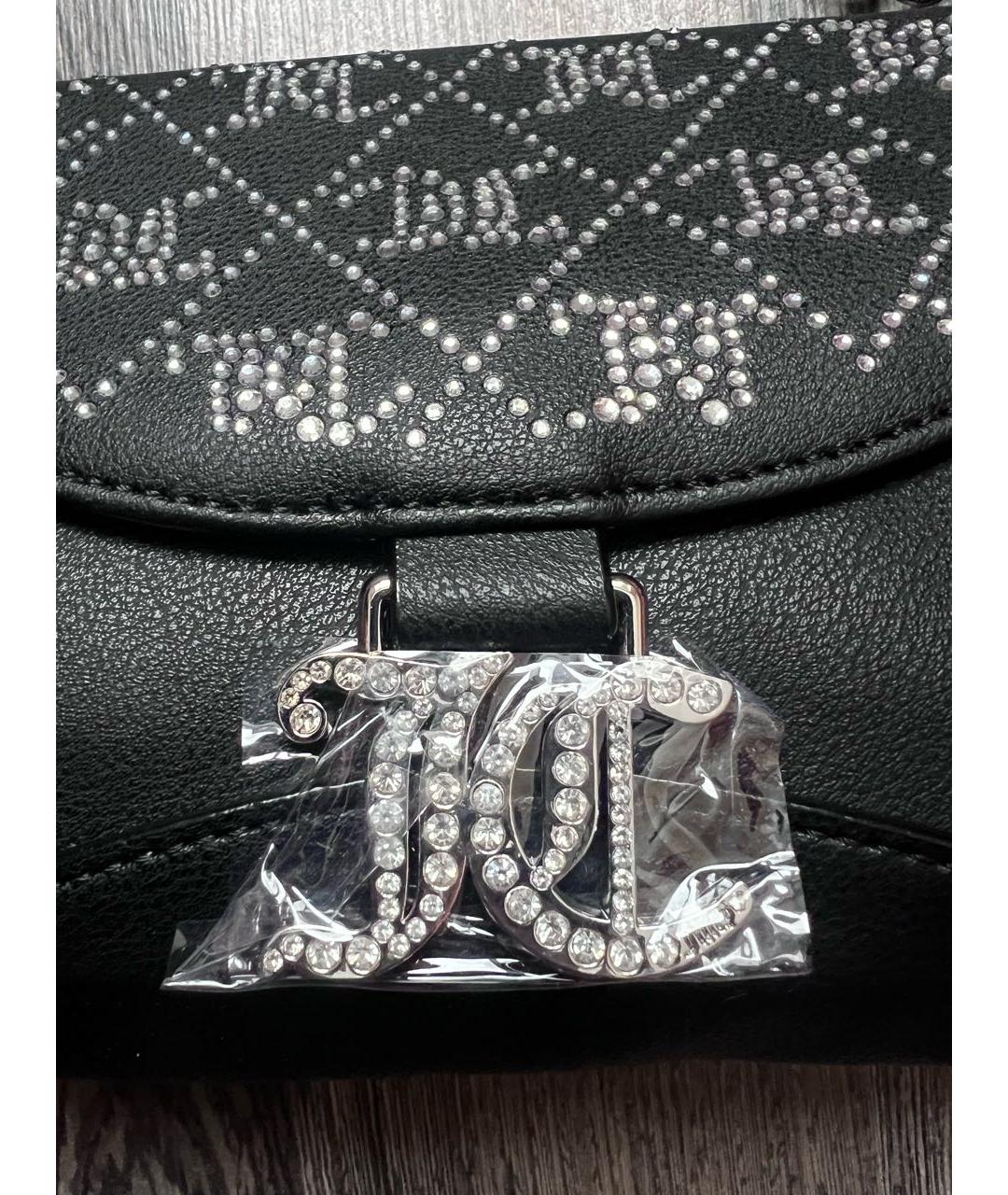 JUICY COUTURE Черная сумка через плечо из искусственной кожи, фото 4