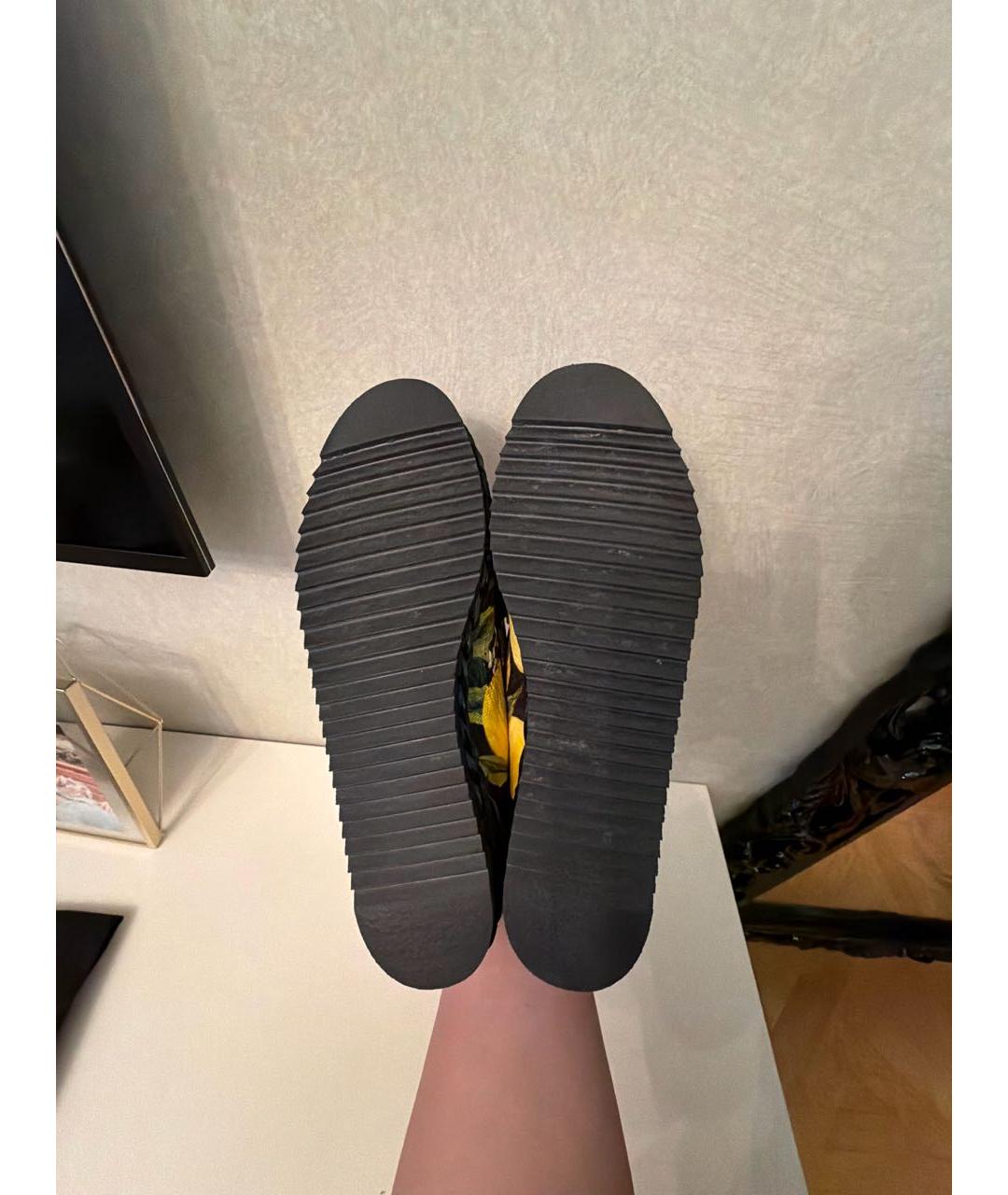 DOLCE&GABBANA Мульти текстильные лоферы, фото 5