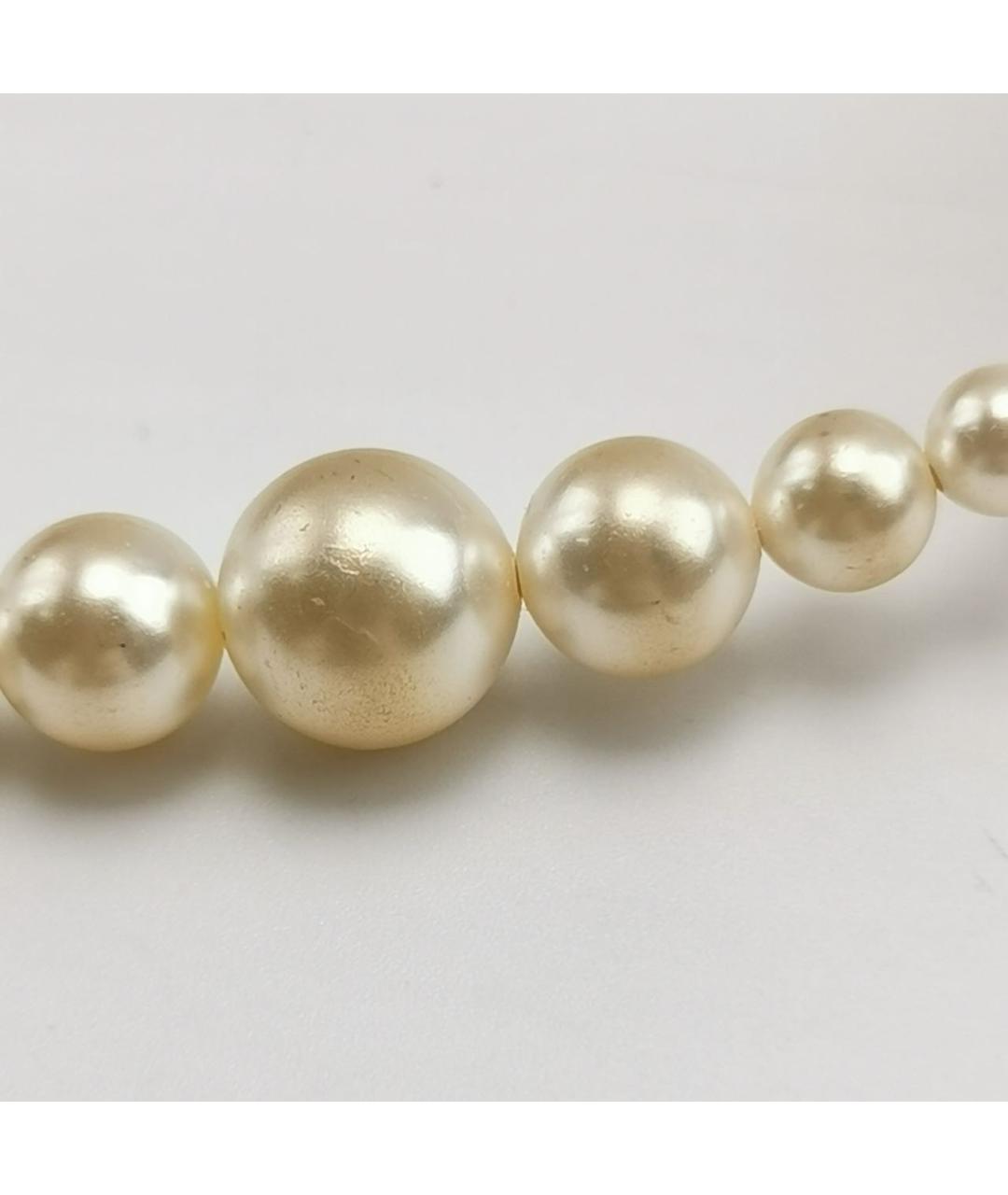 CHANEL Белое жемчужное колье, фото 8