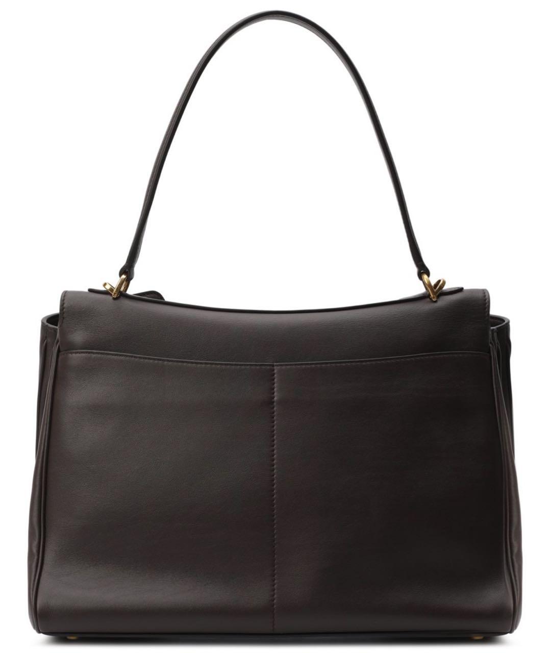 BALENCIAGA Коричневая кожаная сумка через плечо, фото 3