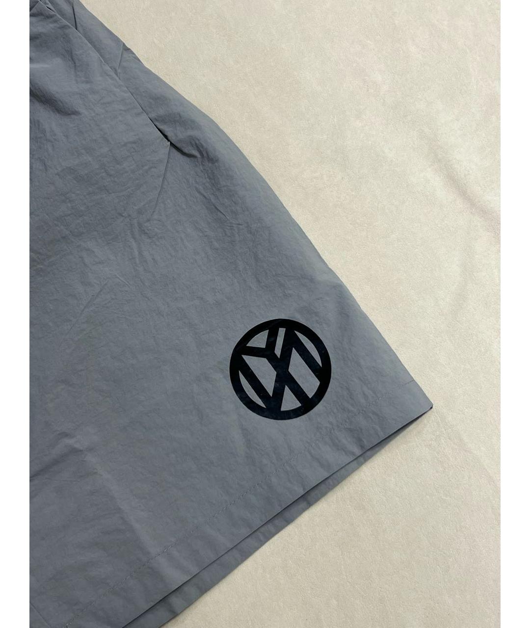 Kanye West Антрацитовые полиамидовые шорты, фото 4